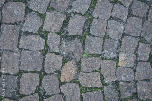 gray paving slabs as a background, pavement paved slabs as a background 