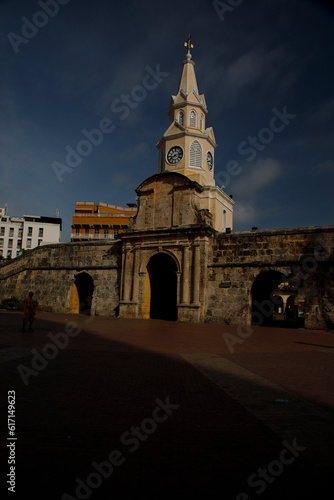 Torre del reloj en Cartagena