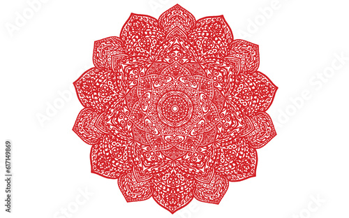 Signs and symbols, Circle pattern lotus flower mandala. beauty, fashion, geometry. draw, indian, wrapping, motive, signs, graphic, art, ikat, style, yoga, print, ornate, woven, arabic, hand draw, red