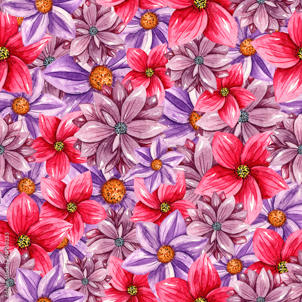 seamless pattern with flowers seamless pattern with flowers