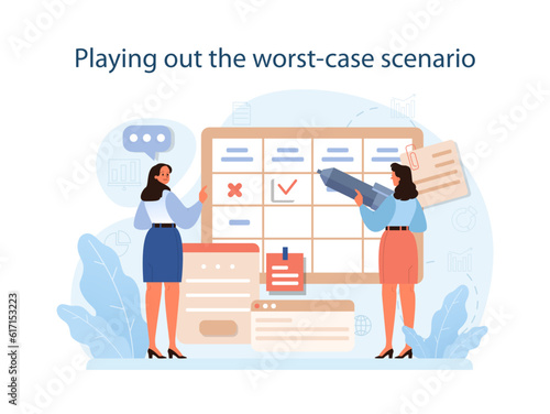 Play a worst-case scenario to conduct difficult negotiation. Business