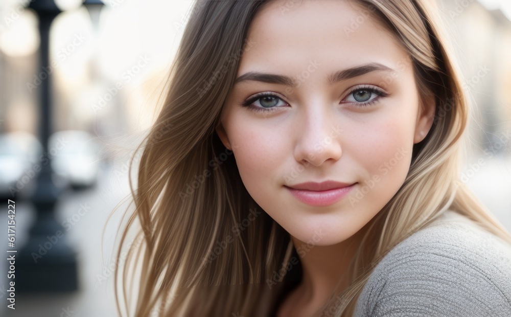 Walk the streets in style. A portrait of a beautiful woman walking around the city in the day time. Spring or summer vibe. Generative AI Walk the streets in style. A portrait of a beautiful woman walking around the city in the day time. Spring or summer vibe. Generative AI