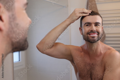 фотографія Man with severe inflamed gums