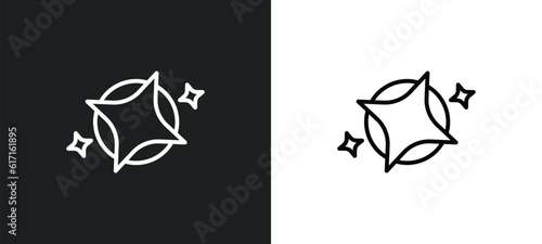 blessings line icon in white and black colors. blessings flat vector icon from blessings collection for web, mobile apps and ui.