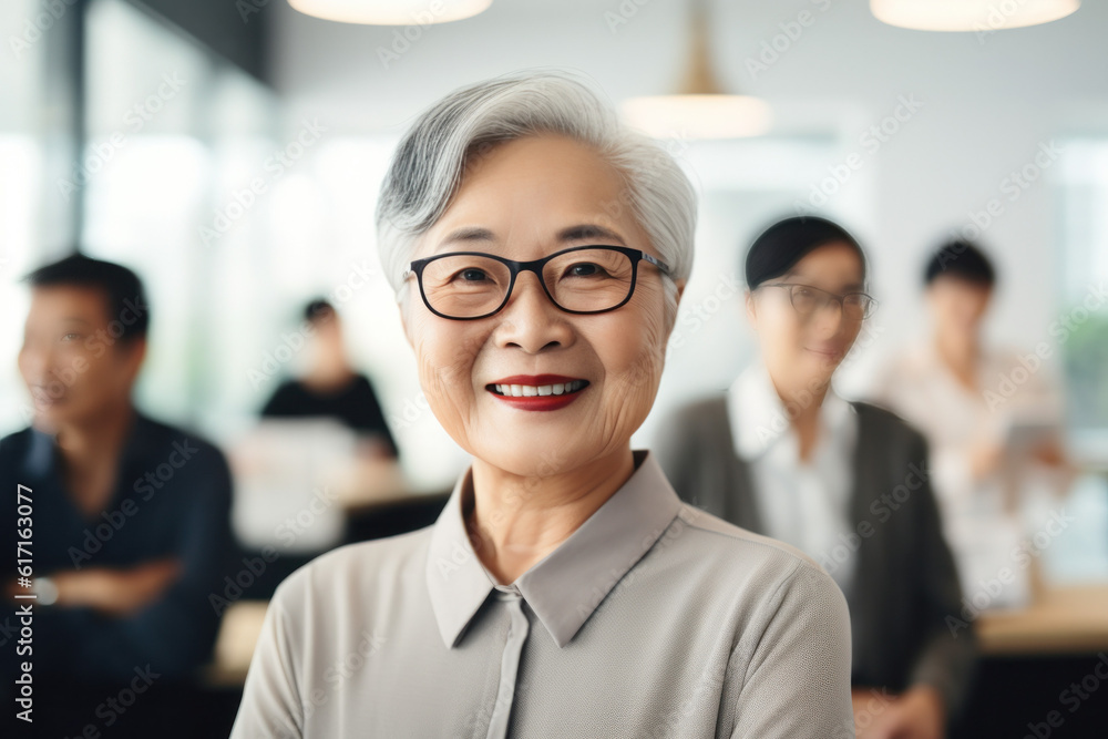 Beautiful positive office manager ai generated Beautiful positive office manager ai generated