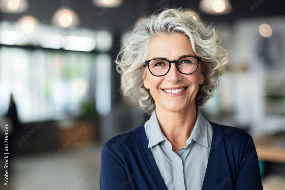 Beautiful positive office manager ai generated Beautiful positive office manager ai generated