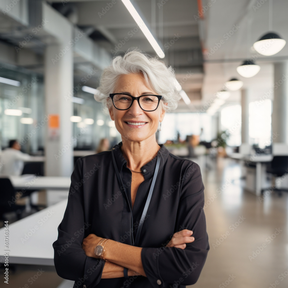 Beautiful positive office manager ai generated Beautiful positive office manager ai generated
