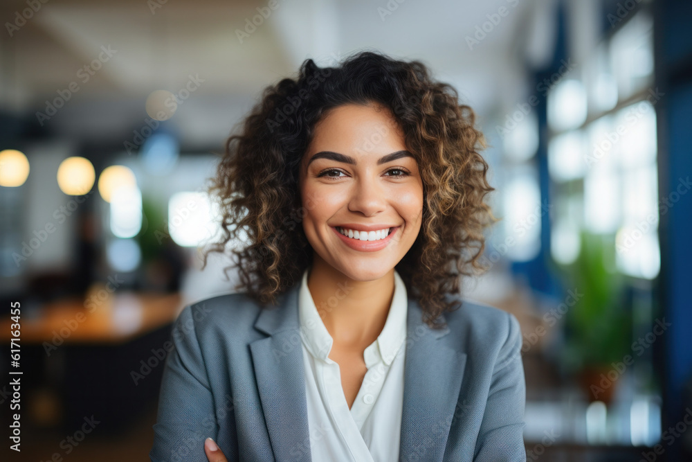 Beautiful positive office manager ai generated Beautiful positive office manager ai generated