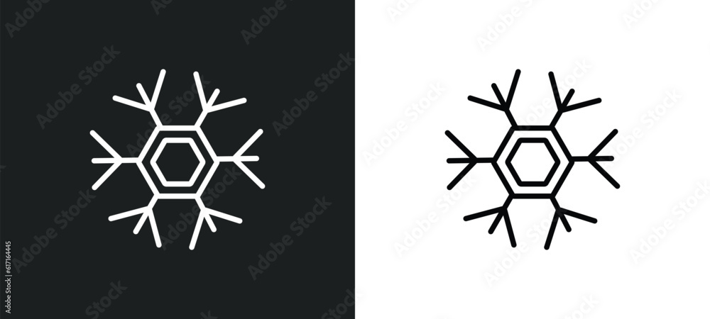 snow line icon in white and black colors. snow flat vector icon from snow collection for web, mobile apps and ui. snow line icon in white and black colors. snow flat vector icon from snow collection for web, mobile apps and ui.
