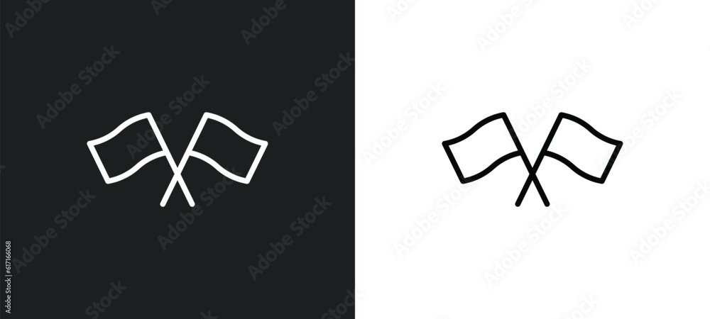 racing line icon in white and black colors. racing flat vector icon from racing collection for web, mobile apps and ui. racing line icon in white and black colors. racing flat vector icon from racing collection for web, mobile apps and ui.