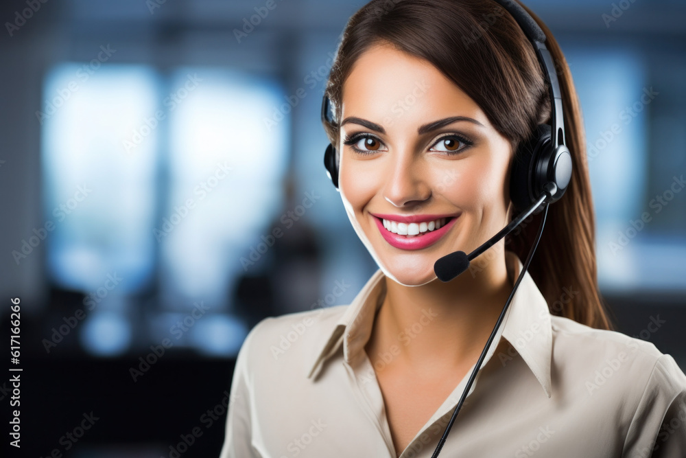 Helpdesk woman ai generated Helpdesk woman ai generated