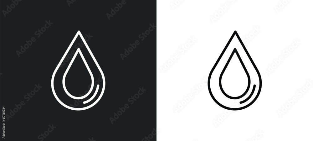 h2o line icon in white and black colors. h2o flat vector icon from h2o collection for web, mobile apps and ui. h2o line icon in white and black colors. h2o flat vector icon from h2o collection for web, mobile apps and ui.