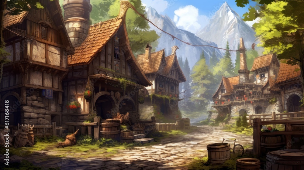 Fantasy RPG Surroundings Game Artwork Fantasy RPG Surroundings Game Artwork