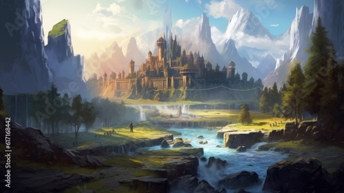 Fantasy RPG Surroundings Game Artwork