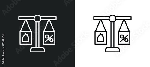 juridical line icon in white and black colors. juridical flat vector icon from juridical collection for web, mobile apps and ui.