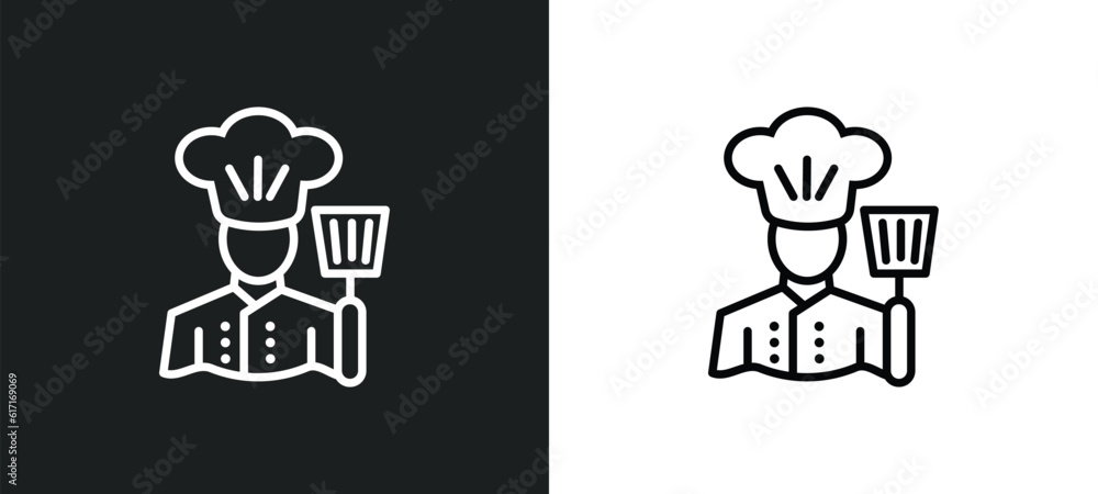cooker line icon in white and black colors. cooker flat vector icon from cooker collection for web, mobile apps and ui. cooker line icon in white and black colors. cooker flat vector icon from cooker collection for web, mobile apps and ui.