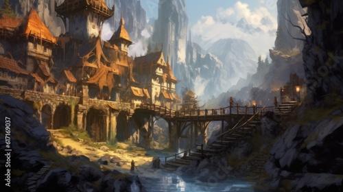 Fantasy RPG Surroundings Game Artwork