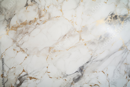 Marble Texture with Gold details Background Generative AI