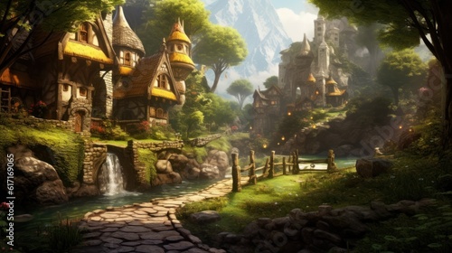 Fantasy RPG Surroundings Game Artwork