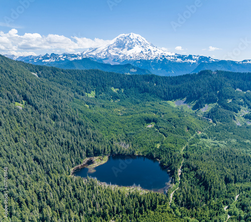 Gifford Pinchot National Forrest Aerial photo