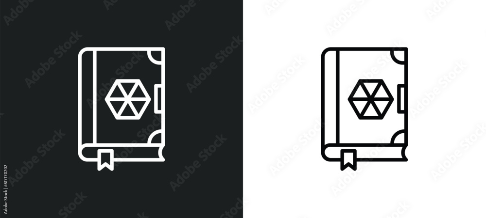 speell book line icon in white and black colors. speell book flat vector icon from speell book collection for web, mobile apps and ui. speell book line icon in white and black colors. speell book flat vector icon from speell book collection for web, mobile apps and ui.