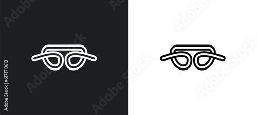 knot line icon in white and black colors. knot flat vector icon from knot collection for web, mobile apps and ui.