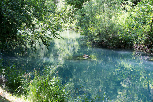 The beautiful landscape at sentierlsa in Tuscany