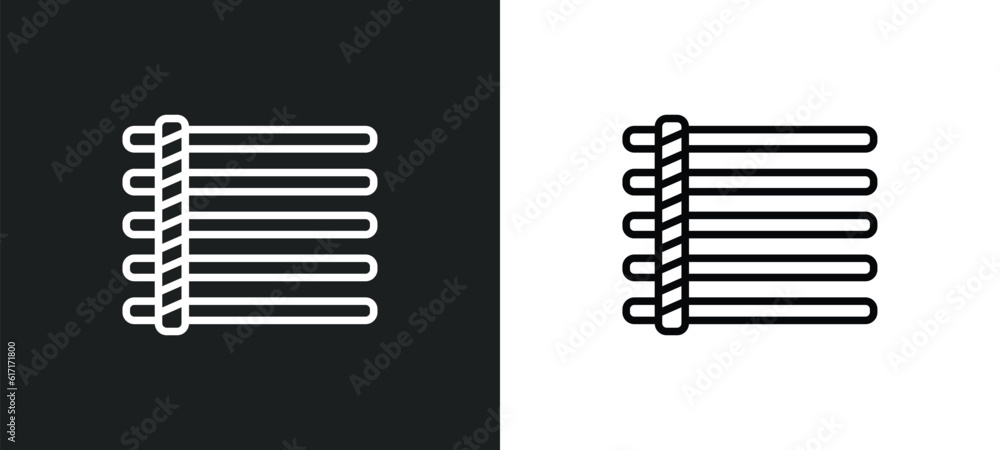 dotted bar line icon in white and black colors. dotted bar flat vector icon from dotted bar collection for web, mobile apps and ui. dotted bar line icon in white and black colors. dotted bar flat vector icon from dotted bar collection for web, mobile apps and ui.