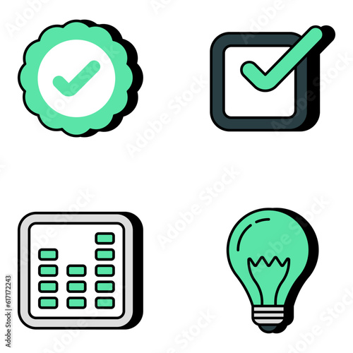 Pack of Innovation Flat Icons

