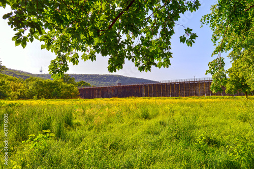 Gradierwerk in Salinental, Bad Kreuznach (Rheinland-Pfalz) photo