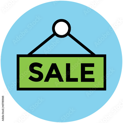 Pack of Real Estate Flat Circular Icons

