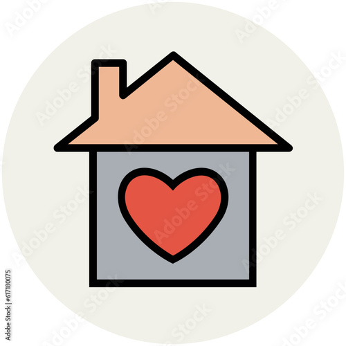Pack of Real Estate Flat Circular Icons

