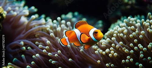 Illustration of coral reef - AI generated image.