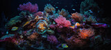 Illustration of coral reef - AI generated image.