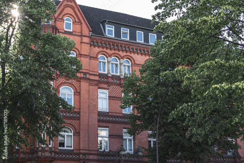 old residential building in Hamburg