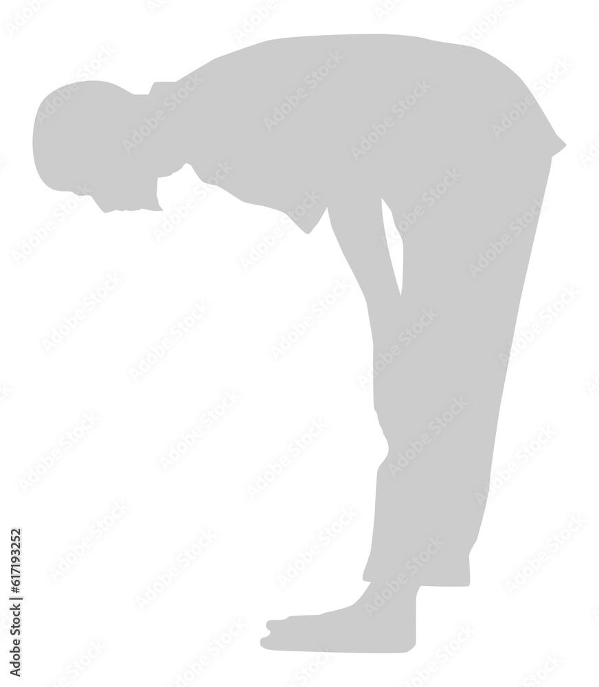 Ruku, Bowing down is an essential pillar of prayer, a part of prayers, the head is bowed and the knees are bowed with both hands, which is one of the essential parts of the prayers in Islam or Moslem. Ruku, Bowing down is an essential pillar of prayer, a part of prayers, the head is bowed and the knees are bowed with both hands, which is one of the essential parts of the prayers in Islam or Moslem.
