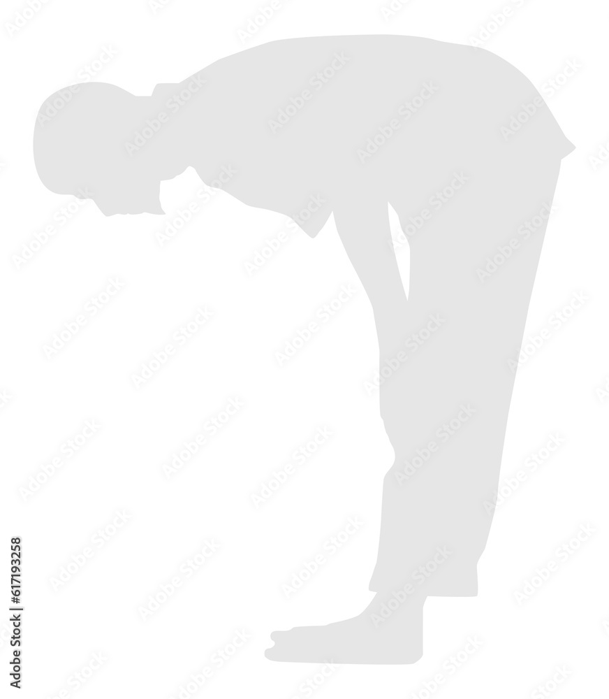 Ruku, Bowing down is an essential pillar of prayer, a part of prayers, the head is bowed and the knees are bowed with both hands, which is one of the essential parts of the prayers in Islam or Moslem. Ruku, Bowing down is an essential pillar of prayer, a part of prayers, the head is bowed and the knees are bowed with both hands, which is one of the essential parts of the prayers in Islam or Moslem.