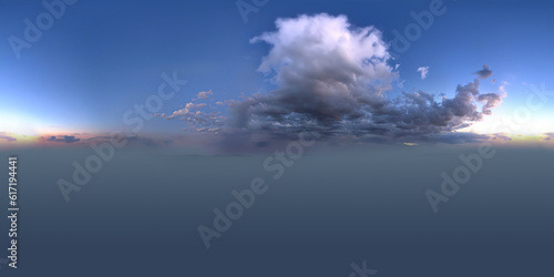 360 Sky Replacement Background, Clouds, and Sunset