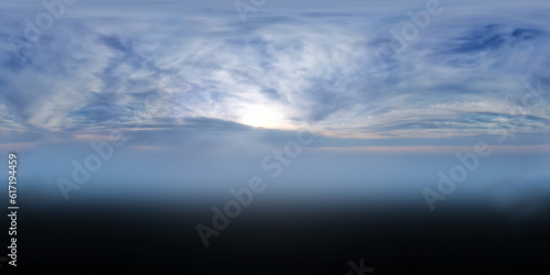 360 Sky Replacement Background, Clouds, and Sunset