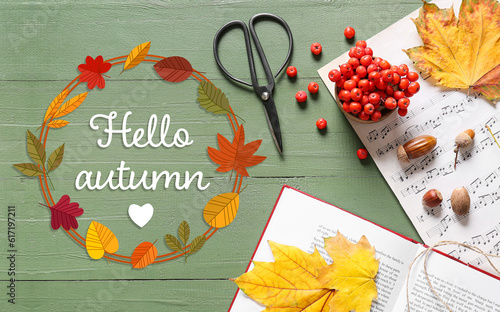 Banner with text HELLO AUTU...