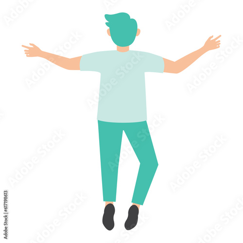 Isolated casual guy avatar icon Vector