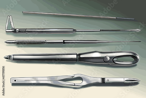 dental tools Medical equipment hand drawn painting vector art watercolor illustration doctor health medical doodle flat pharmacy clinic cure syringe doctor elements hospital care