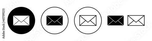Mail icon set tor for web and mobile app. email sign and symbol. E-mail icon. Envelope icon