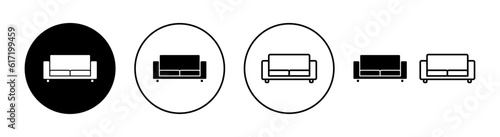 Sofa icon set for web and mobile app. sofa sign and symbol. furniture icon