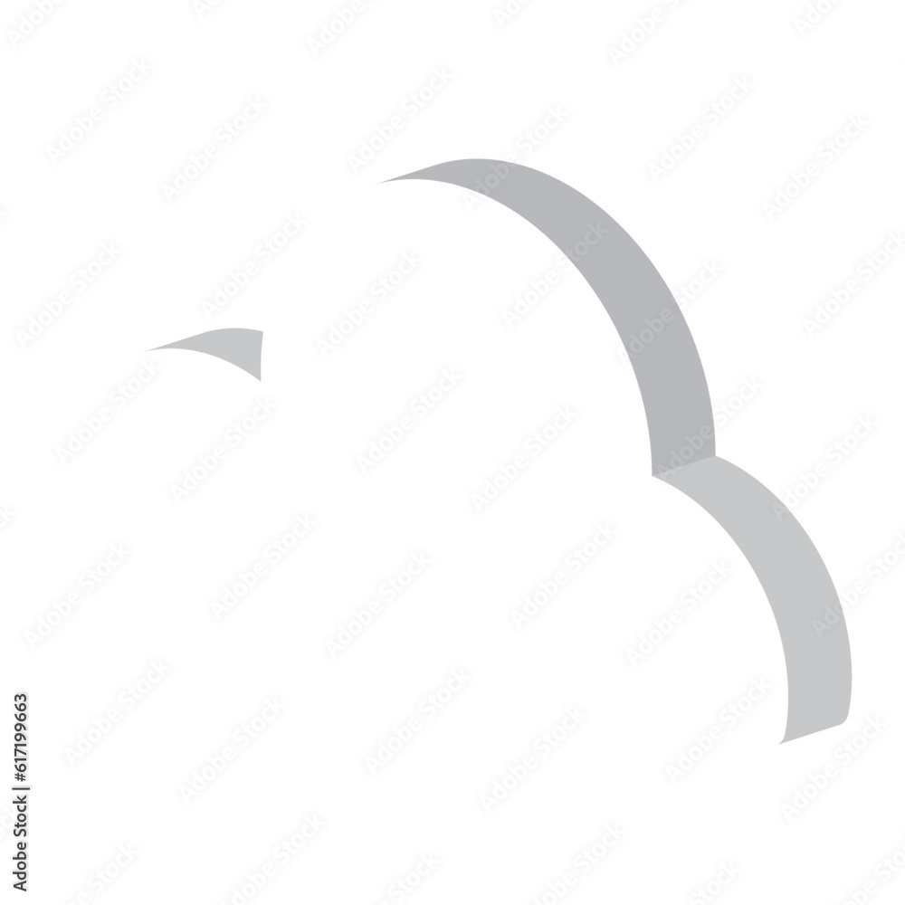 Isolated 3d internet network cloud icon Vector Isolated 3d internet network cloud icon Vector