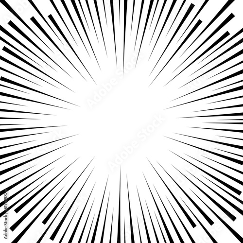 Rays icon for poster, web, comic or other
