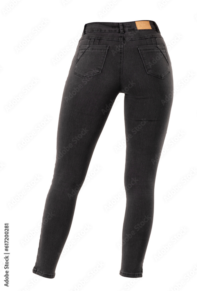Pantalón de mezclilla negro para mujer, el imprescindible en tu armario Pantalón de mezclilla negro para mujer, el imprescindible en tu armario