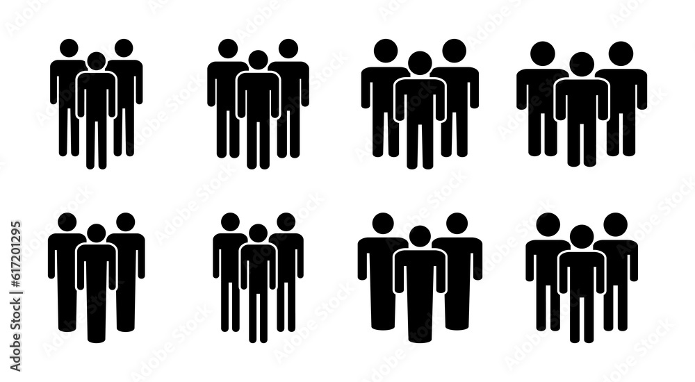People icon set illustration. person sign and symbol. User Icon vector People icon set illustration. person sign and symbol. User Icon vector