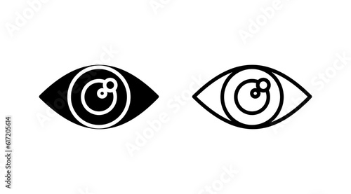 Eye icon. Look and Vision icon. Eye vector icon