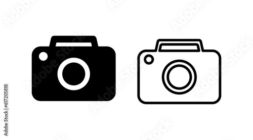 Camera Icon in trendy flat style isolated. Camera symbol web site design